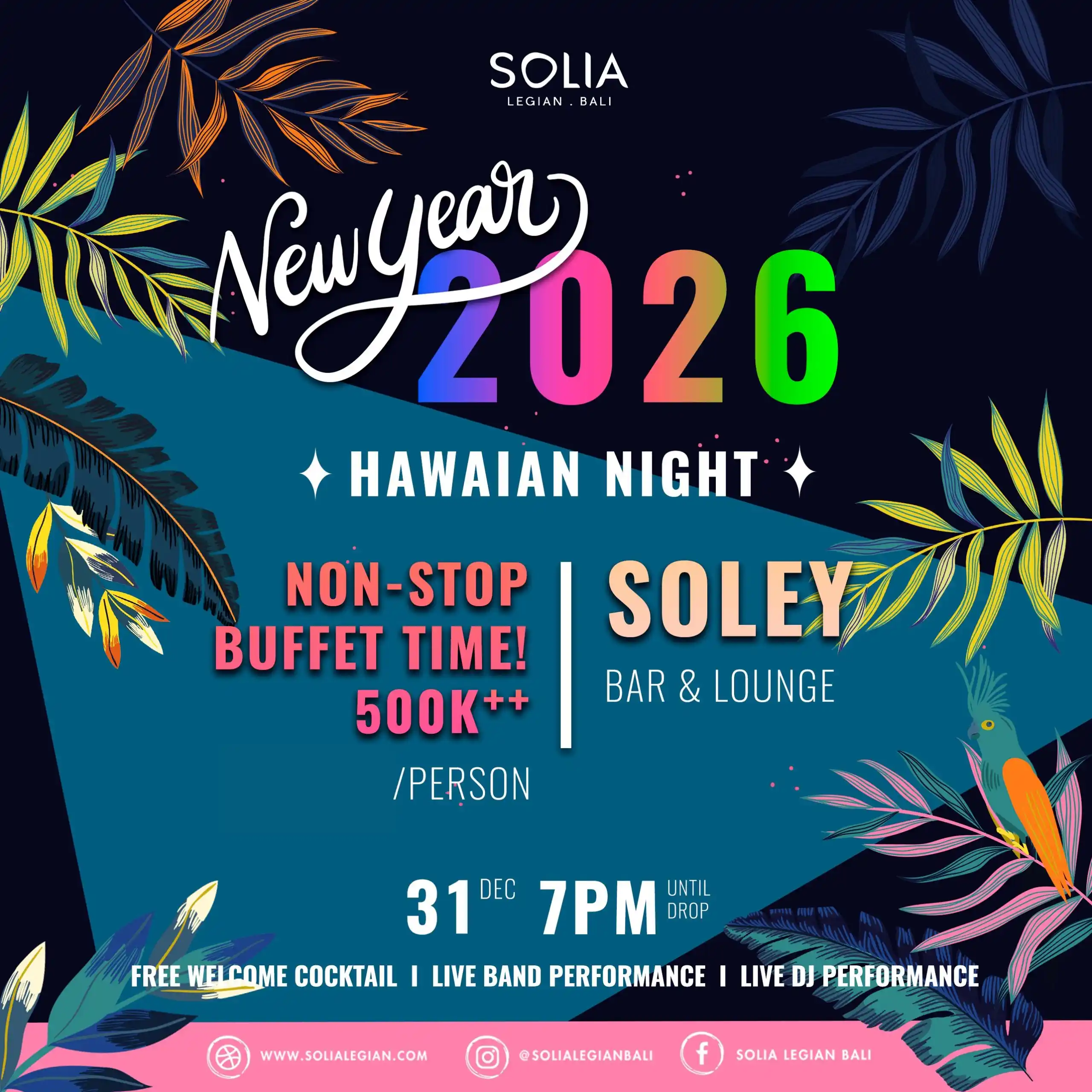 NYE popup